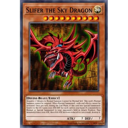 Slifer the Sky Dragon (Gold Secret Rare)