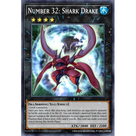 Number 32: Shark Drake (Gold Rare)