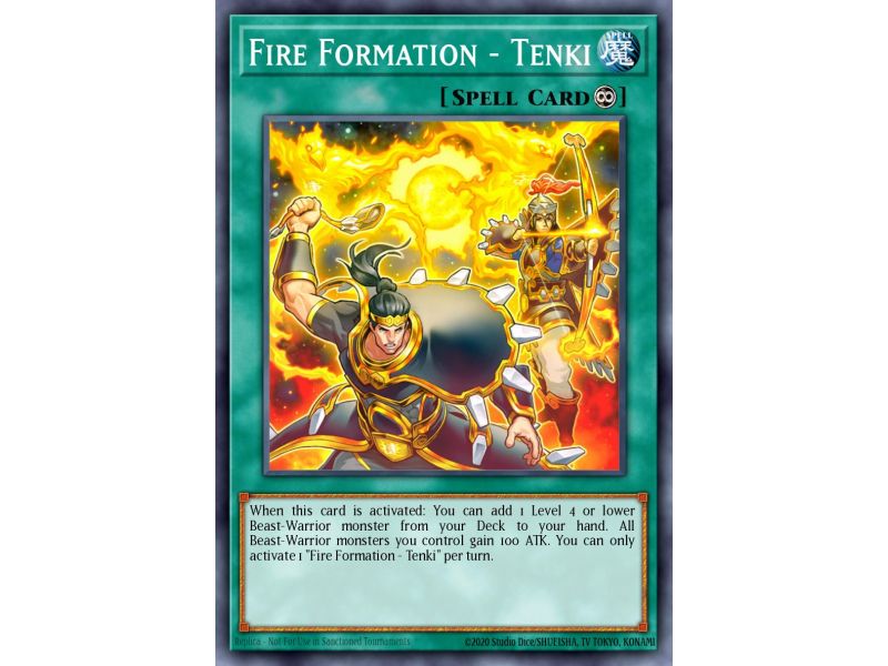 Fire Formation - Tenki (Gold Rare)