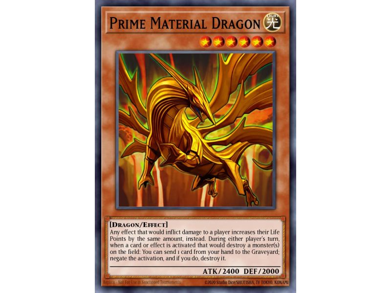 Prime Material Dragon (Gold Rare)