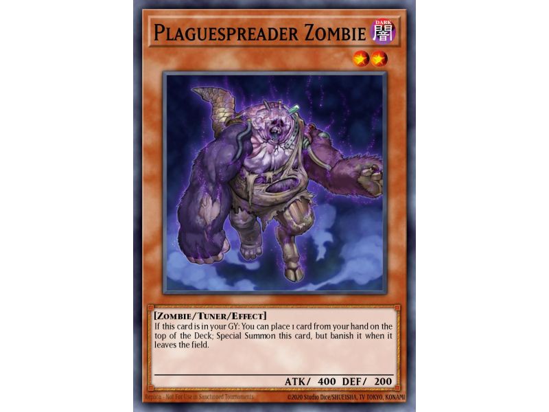 Plaguespreader Zombie (Gold Rare)