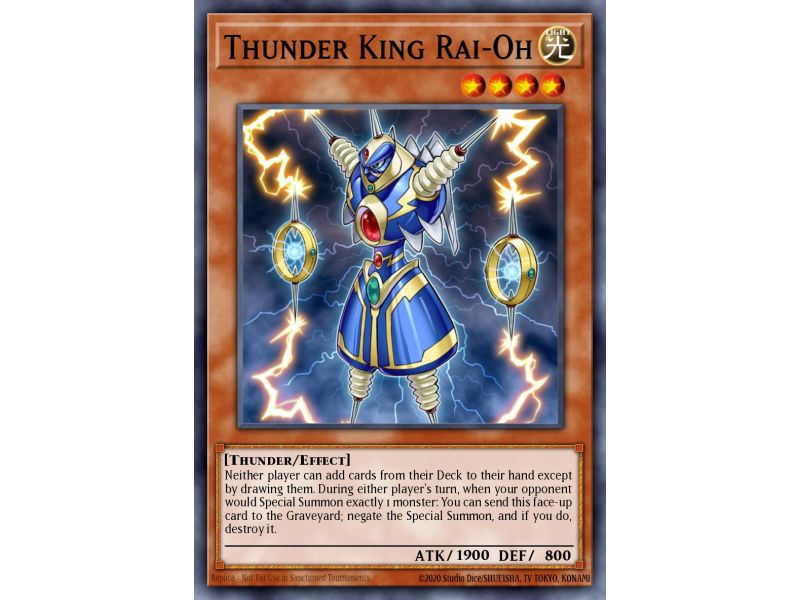 Thunder King Rai-Oh (Gold Rare)