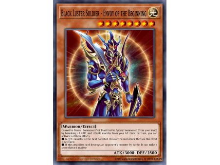Black Luster Soldier - Envoy of the Beginning (Gold Rare)