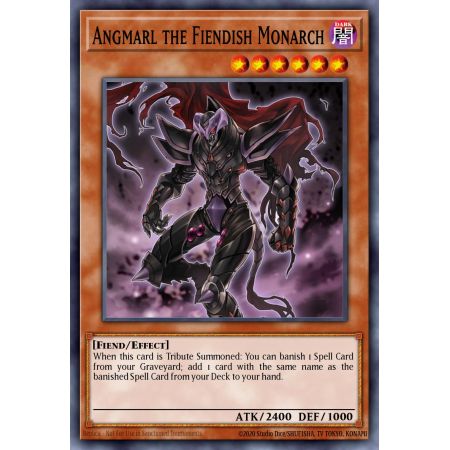 Angmarl the Fiendish Monarch (Gold Secret Rare)