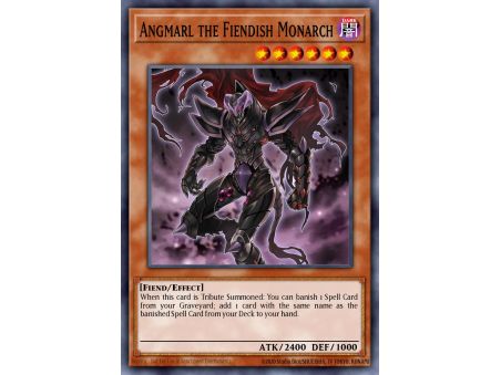 Angmarl the Fiendish Monarch (Gold Secret Rare)