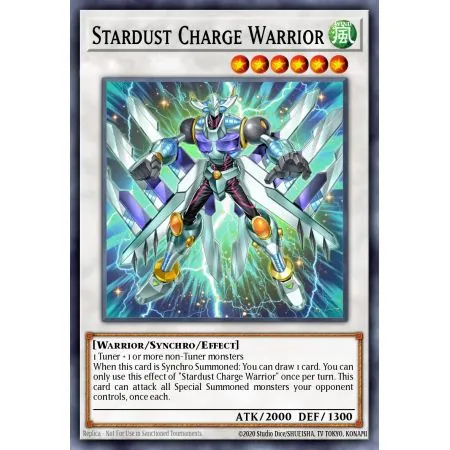 Stardust Charge Warrior (Gold Secret Rare)