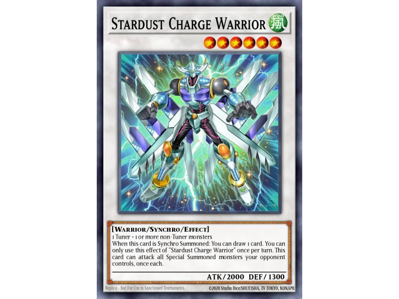 Stardust Charge Warrior (Gold Secret Rare)