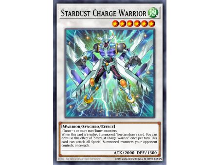 Stardust Charge Warrior (Gold Secret Rare)