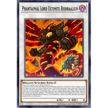 Phantasmal Lord Ultimitl Bishbaalkin (Gold Secret Rare)