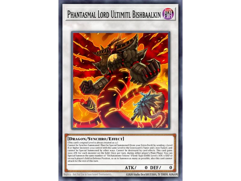 Phantasmal Lord Ultimitl Bishbaalkin (Gold Secret Rare)