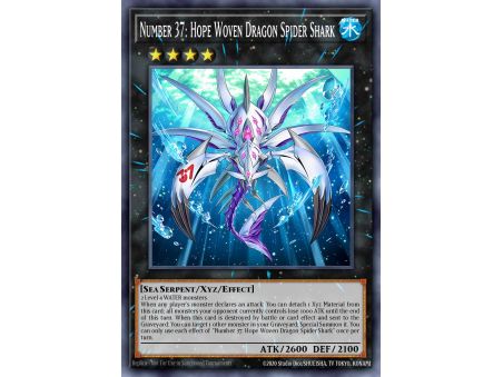 Number 37: Hope Woven Dragon Spider Shark (Gold Secret Rare)