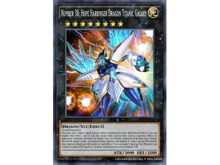 Number 38: Hope Harbinger Dragon Titanic Galaxy (Gold Secret Rare)