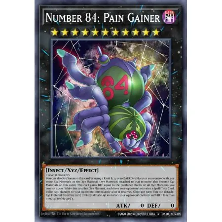 Number 84: Pain Gainer (Gold Secret Rare)