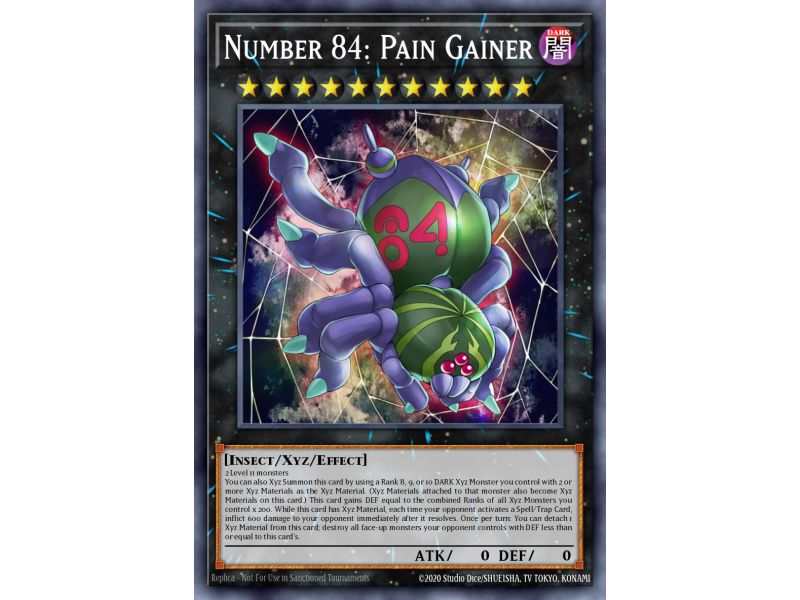 Number 84: Pain Gainer (Gold Secret Rare)