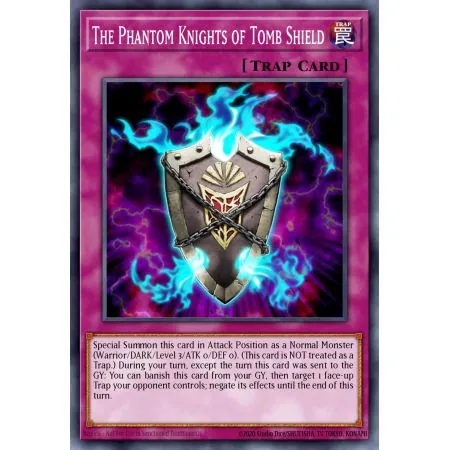 The Phantom Knights of Tomb Shield (Gold Secret Rare)