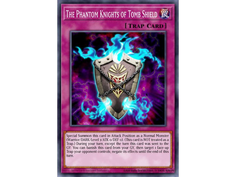 The Phantom Knights of Tomb Shield (Gold Secret Rare)