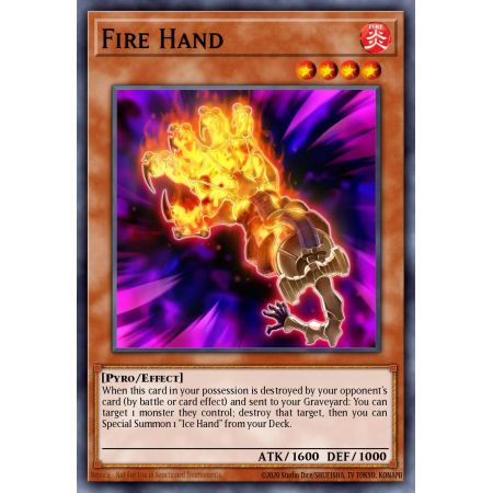 Fire Hand (Gold Secret Rare)