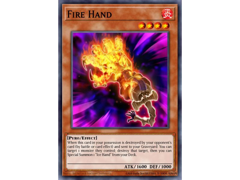 Fire Hand (Gold Secret Rare)