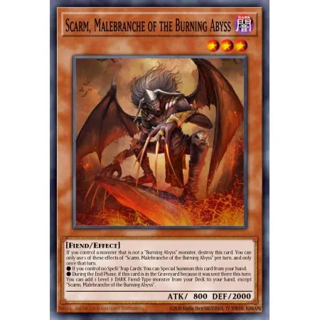 Scarm, Malebranche of the Burning Abyss (Gold Rare)