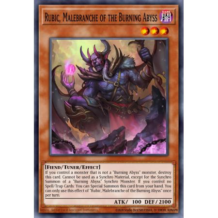 Rubic, Malebranche of the Burning Abyss (Gold Rare)