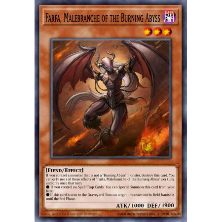 Farfa, Malebranche of the Burning Abyss (Gold Rare)