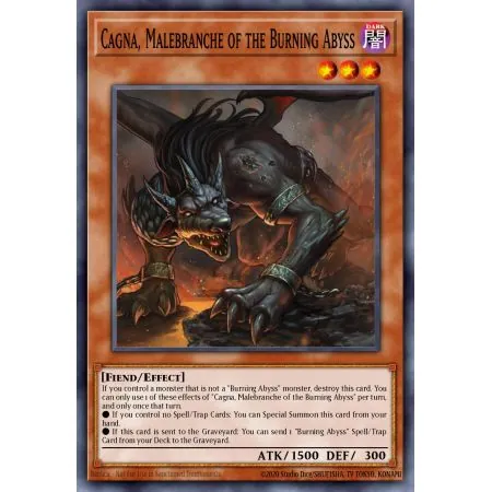 Cagna, Malebranche of the Burning Abyss (Gold Rare)
