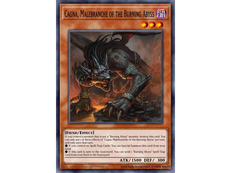 Cagna, Malebranche of the Burning Abyss (Gold Rare)