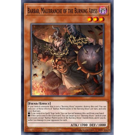 Barbar, Malebranche of the Burning Abyss (Gold Rare)