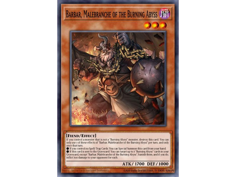 Barbar, Malebranche of the Burning Abyss (Gold Rare)