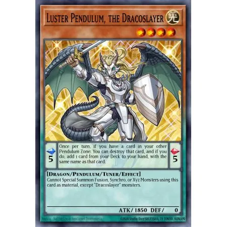 Luster Pendulum, the Dracoslayer (Gold Rare)