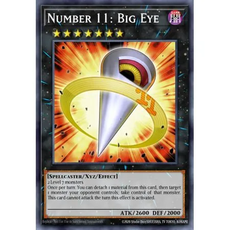 Number 11: Big Eye (Gold Rare)