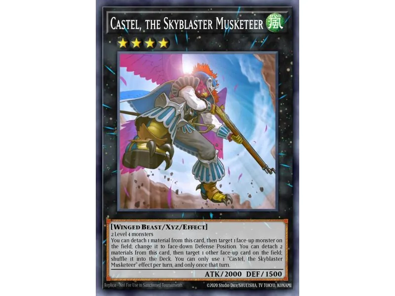 Castel, the Skyblaster Musketeer (Gold Rare)