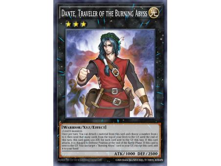 Dante, Traveler of the Burning Abyss (Gold Rare)
