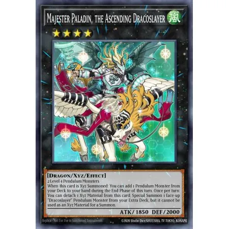 Majester Paladin, the Ascending Dracoslayer (Gold Rare)