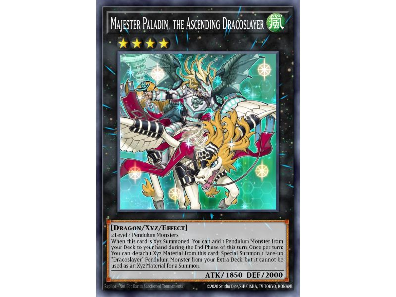 Majester Paladin, the Ascending Dracoslayer (Gold Rare)