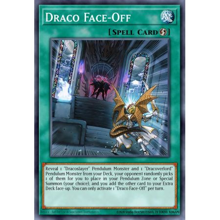 Draco Face-Off (Gold Rare)