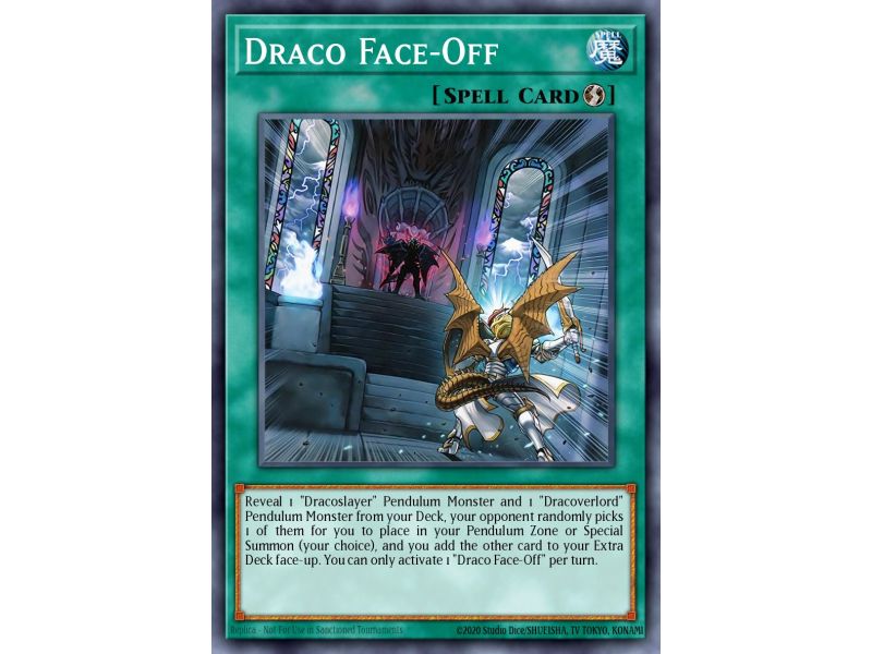 Draco Face-Off (Gold Rare)