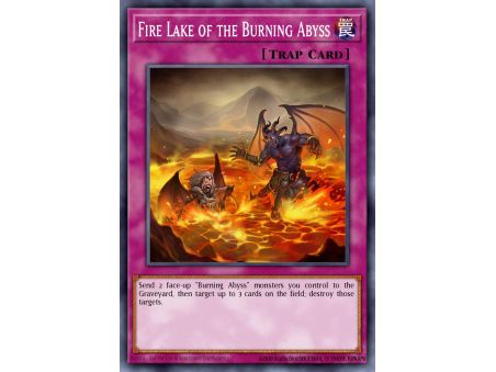 Fire Lake of the Burning Abyss (Gold Rare)