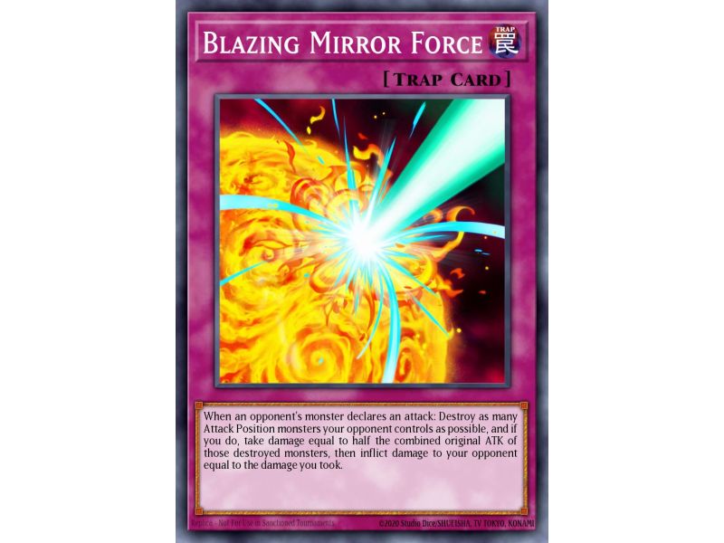 Blazing Mirror Force (Gold Rare)