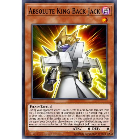 Absolute King Back Jack (Gold Secret Rare)