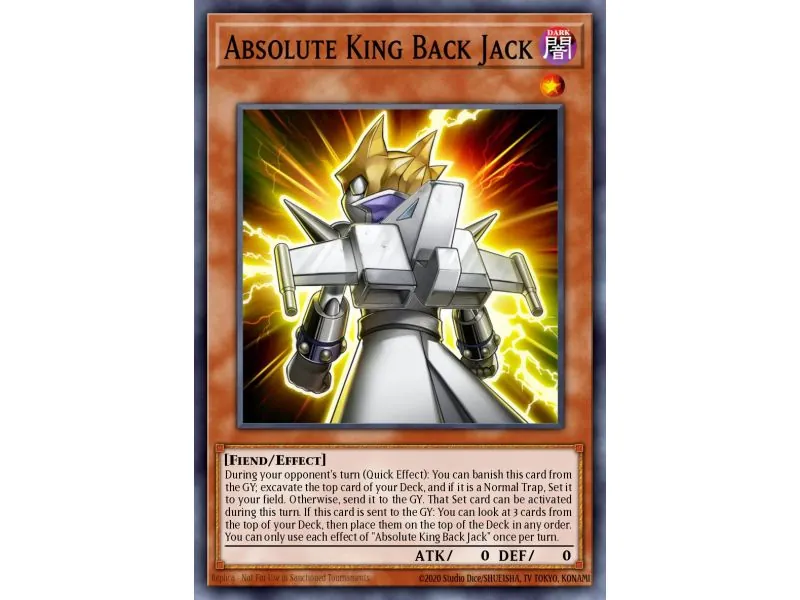 Absolute King Back Jack (Gold Secret Rare)