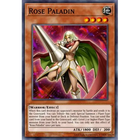 Rose Paladin (Gold Secret Rare)