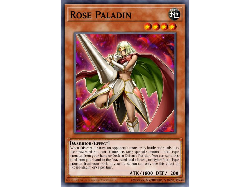 Rose Paladin (Gold Secret Rare)