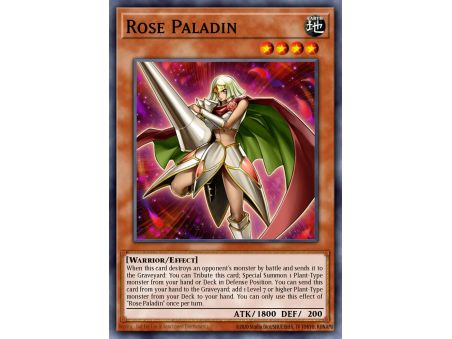 Rose Paladin (Gold Secret Rare)