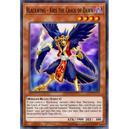 Blackwing - Kris the Crack of Dawn (Gold Secret Rare)
