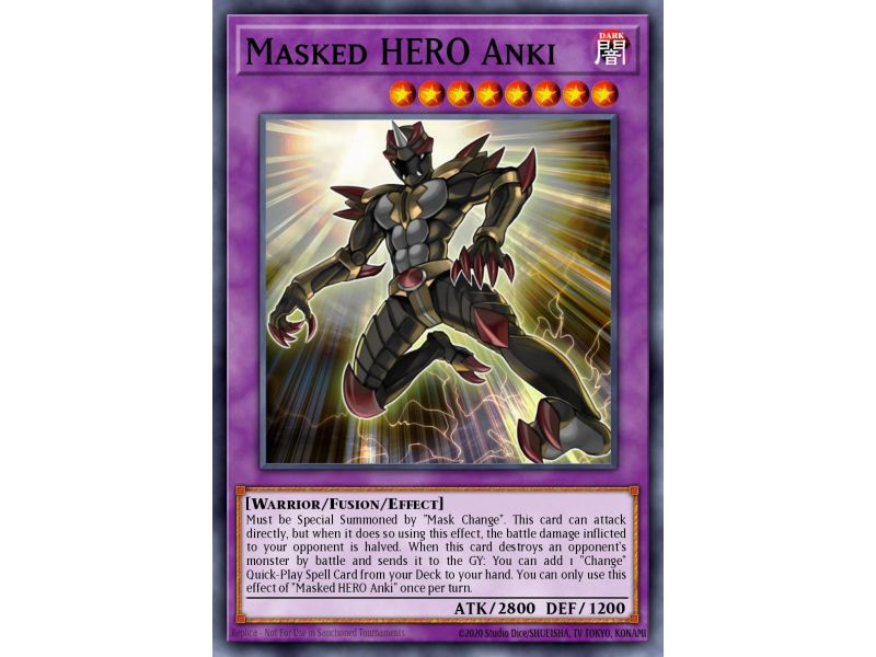 Masked HERO Anki (Gold Secret Rare)