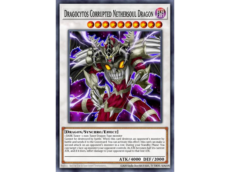 Dragocytos Corrupted Nethersoul Dragon (Gold Secret Rare)