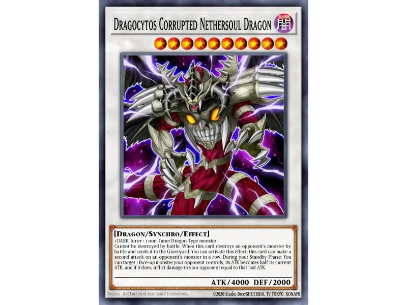 Dragocytos Corrupted Nethersoul Dragon (Gold Secret Rare)