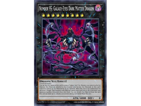 Number 95: Galaxy-Eyes Dark Matter Dragon (Gold Secret Rare)