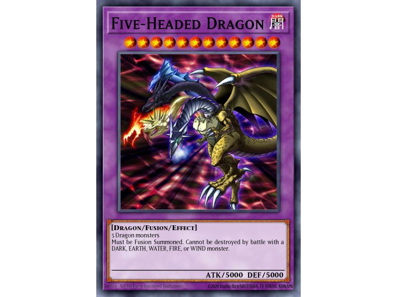 Five-Headed Dragon (Gold Rare)